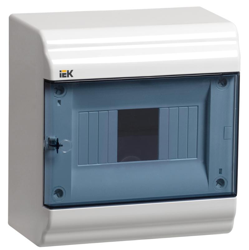 Корпус пластиковый навесной на 6 модулей ЩРН-П-6 IP41 (190х182х100мм) PRIME | MKP82-N-06-41-20 | IEK — IEK (ИЭК)