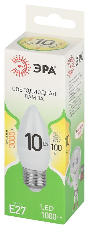 Лампа светодиодная  GREEN LINE LED B35-10W-830-E27 GL E27 10 Вт свеча теплый свет | Б0067097 | ЭРА — миниатюра 5