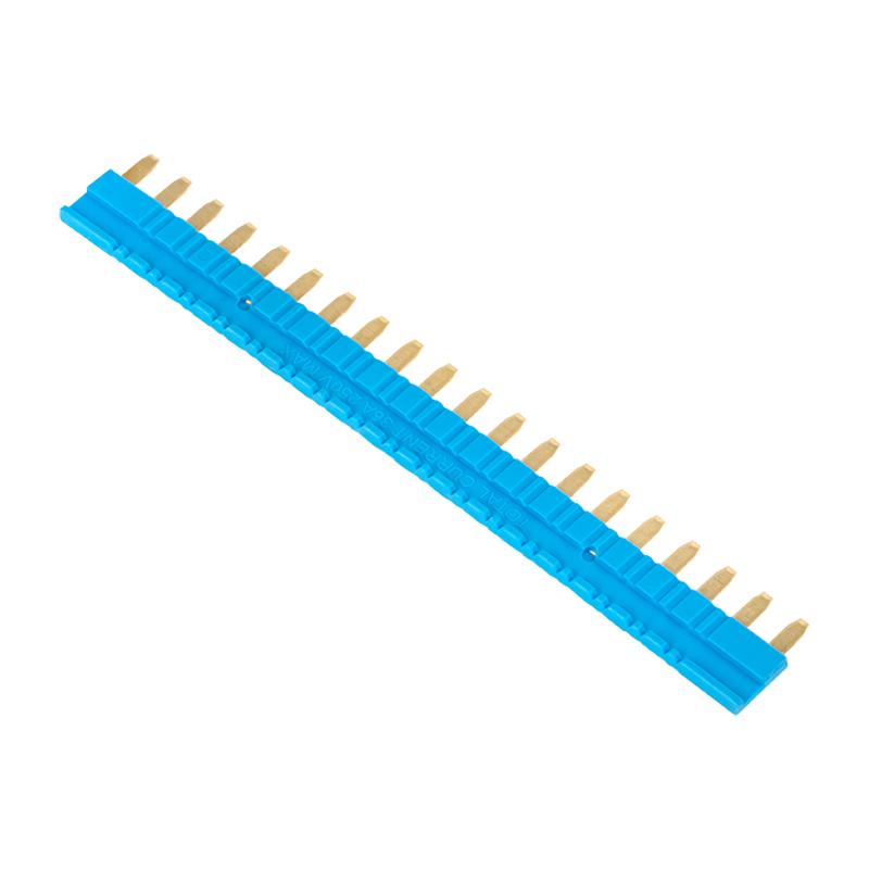Соеденительная шина для разъемов rms-23 20 голубая 32 А красная EKF AVERE | rms-23-busbar | EKF — миниатюра 2