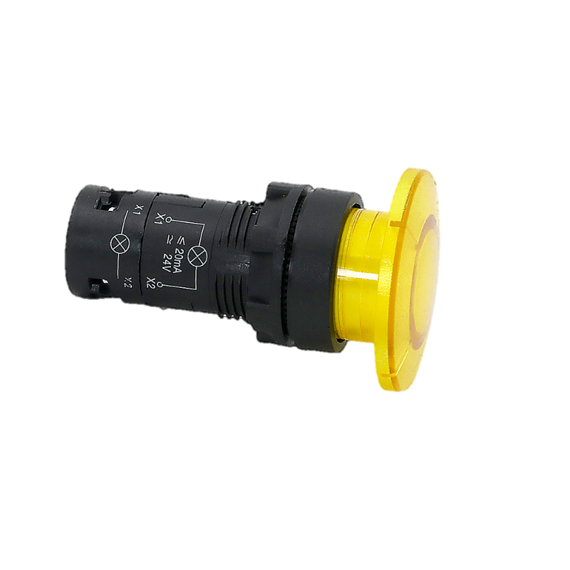 Кнопка грибовидная OptiSignal Compact D22 C7-PM-611 синяя 1НО+1НЗ  | 362128 | КЭАЗ — фото 1 | Sento