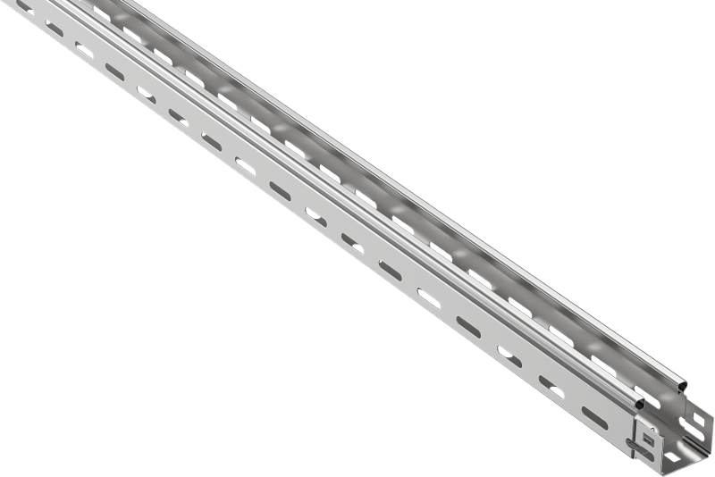 ESCA Лоток перфорированный 50х50х2000 HDZ | CLP10-050-050-2-M-HDZ | IEK - ( ротация на ES5-12-050-050-2-07-HDZ ) — миниатюра 2