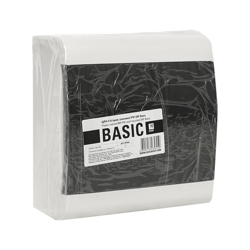 Щит распределительный ЩРН-П-8 (пром. упаковка) IP41 Basic | pb-n-8-bas | EKF — миниатюра 2