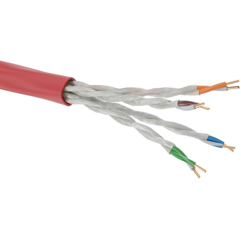 Кабель CAT 5е, U/UTP, нг(А)-FRHF, бухта 305м, красный | RN5EUUA04RD | DKC — DKC (ДКС)