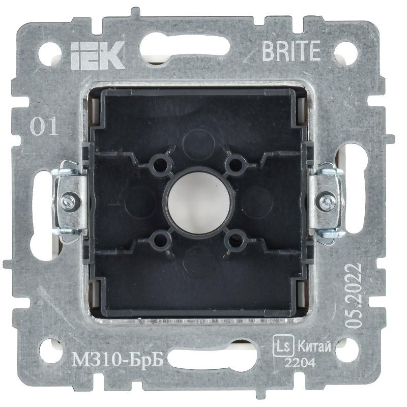 BRITE Заглушка с суппортом МЗ10-БрБ белый | BR-PL10-K01 | IEK — миниатюра 4