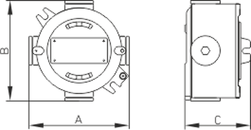Коробка соединительная взрывозащищенная LTJB-IIC-R6-[LT-B-TS2MA(A/B/C/D)] | 2327000040 | Световые Технологии — миниатюра 2