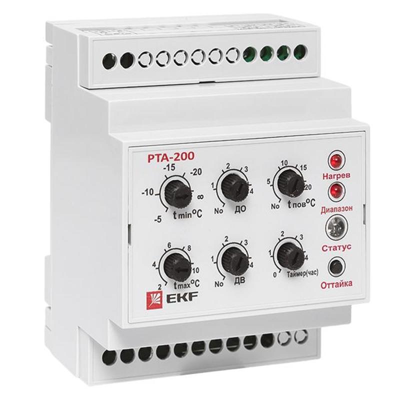 Терморегулятор РТА-200 | rta-200 | EKF — миниатюра 1