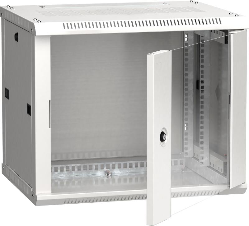 Шкаф LINEA W 6U 600x450 мм дверь стекло, RAL7035 | LWR3-06U64-GF | ITK — ITK