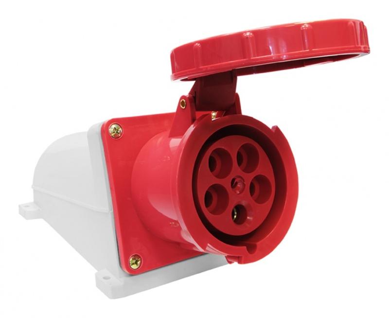 Розетка 145 стационарная 3Р+РЕ+N 125А 380В IP54  | SQ0602-0009 | TDM — миниатюра 2