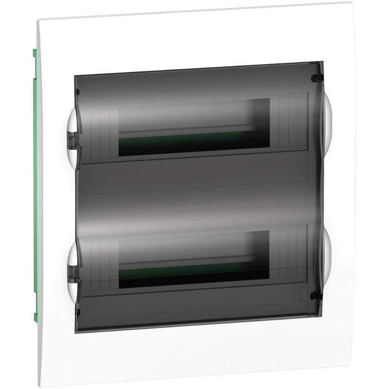 Корпус встраиваемый City9 Box прозрачная дверь 2ряд/24мод | EZ9E212S2FRU | SE — Systeme Electric