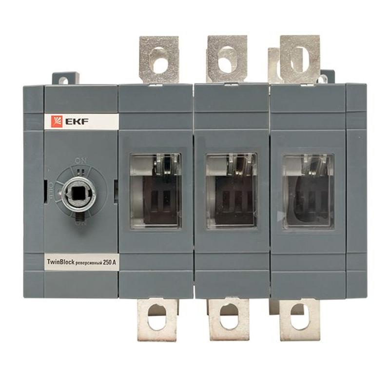 Рубильник 250A 3P реверсивный без рукоятки управления TwinBlock EKF | tb-s-250-3p-rev | EKF — миниатюра 10