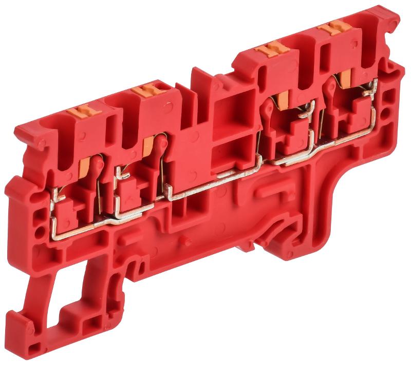 ARMAFIX Клемма пруж. Push In CP-MC 4 выв. 2,5мм2 красная | AF-CT22-00-4-K04-002 | IEK — IEK (ИЭК)