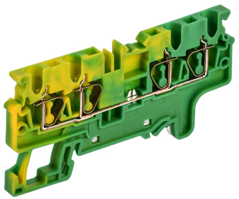 ARMAFIX Клемма пруж. CX2.5-4 PE 2,5мм2 4-конт. зазем. | AF-CT41-00-4-K52-002 | IEK — миниатюра 1
