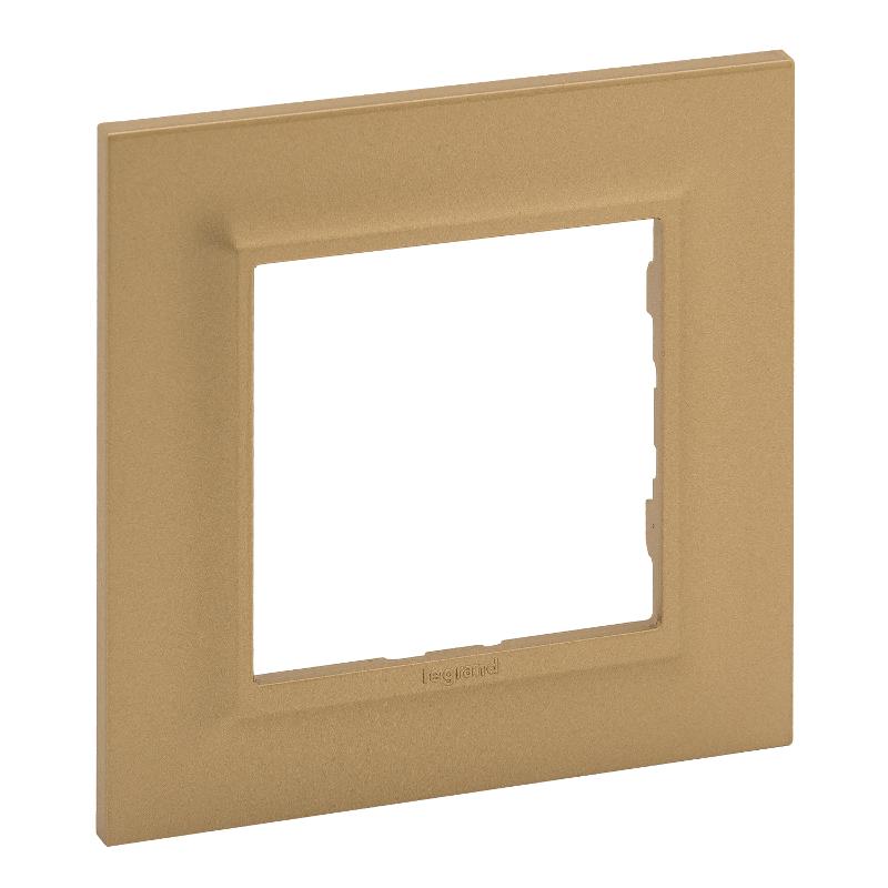STRUCTURA Рамка 1-мест. золото| 764107| Legrand — Legrand