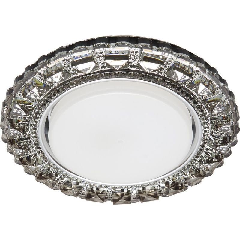 Светильник точечный встраиваемый декоративный CD4045 20LED*2835 SMD 4000K, 15W GX53, без лампы, серый, хром | 41410 | Feron — Feron