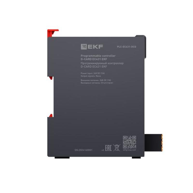Контроллер программируемый логический (ПЛК) EC451 D-CARD |PLC-EC451-DCD | EKF — миниатюра 3