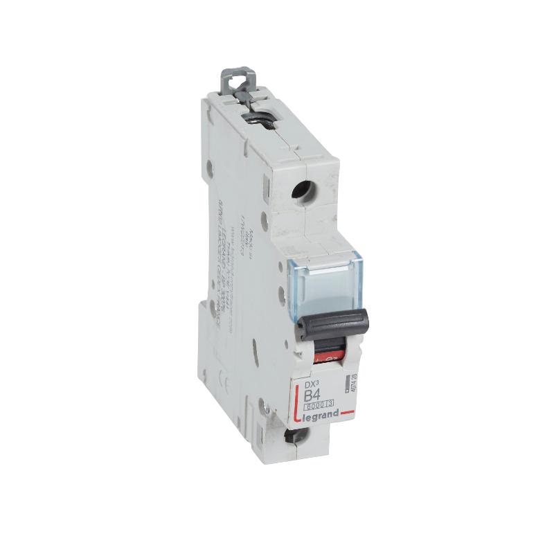 Выключатель автоматический  однополюсный DX3 6000 4А B 10кА | 407428 | Legrand — Legrand
