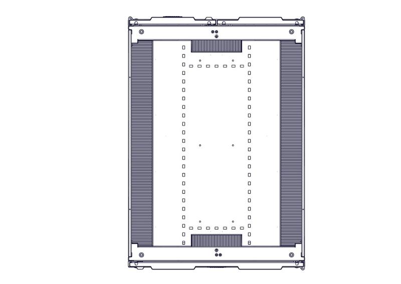 Шкаф Systeme Electric, серия Uniprom, 42U-750/1070, боковые панели 4шт, черный | UR3150 | SE — миниатюра 5