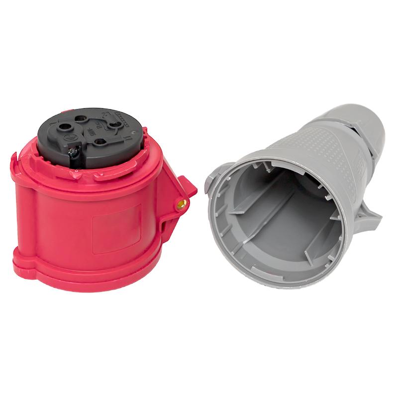 Розетка переносная 224 3P+PE 32А 380В IP44 EKF PROXIMA | ps-224-32-380-PRO | EKF — миниатюра 8