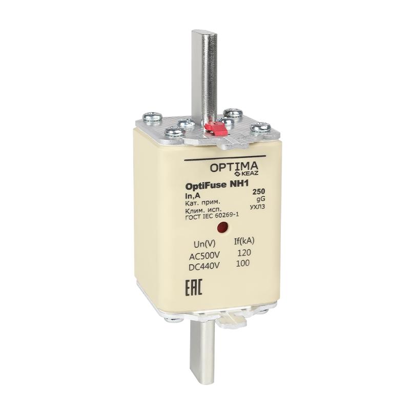 Вставка плавкая OptiFuse NH1-50-gG-УХЛ3 | 374939 | КЭАЗ — КЭАЗ (Курский электроаппаратный завод)