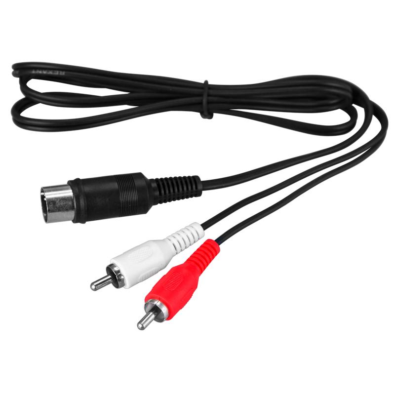 Шнур DIN 5 Pin - 2 RCA, длина 1,2 метра | 17-2512-4 | REXANT — REXANT
