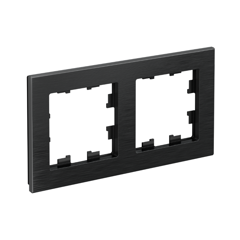 AtlasDesign Nature Металл Оникс Рамка 2-ая |ATN312302| SE — Systeme Electric