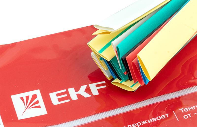 Термоусаживаемая трубка ТУТ нг 8/4 набор:7 цветов по 3шт. 100мм. EKF PROxima | tut-n-8 | EKF — миниатюра 9