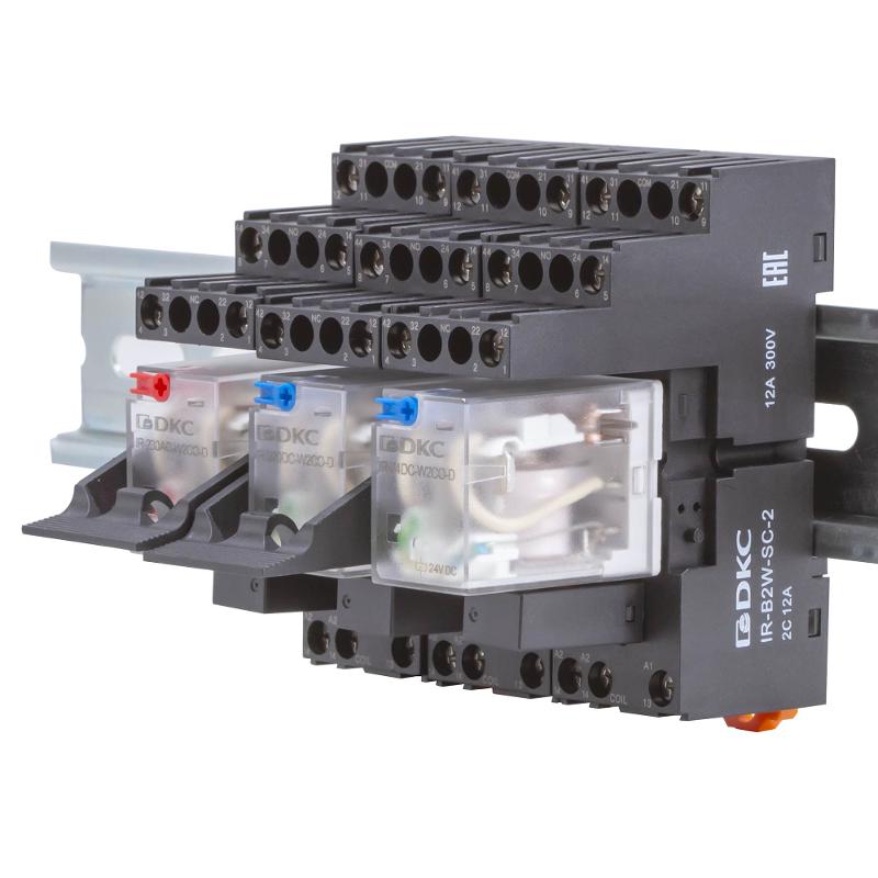 Пластиковый фиксатор реле для IR-B2 | IR-RB-2 | DKC — миниатюра 2