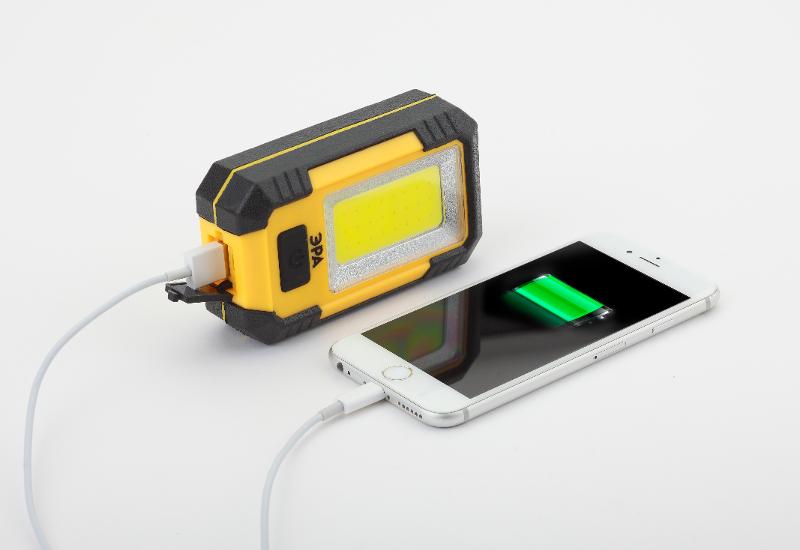 Фонарь рабочий 1хLED COB аккумулятор RA-801 Практик, USB кабель, магнит, крючок | Б0027824 | ЭРА — миниатюра 4
