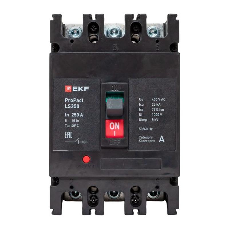 Выключатель автоматический LS250 25кА 3P 250А ProPact | mccb-250-25-3-250-ls | EKF — миниатюра 10