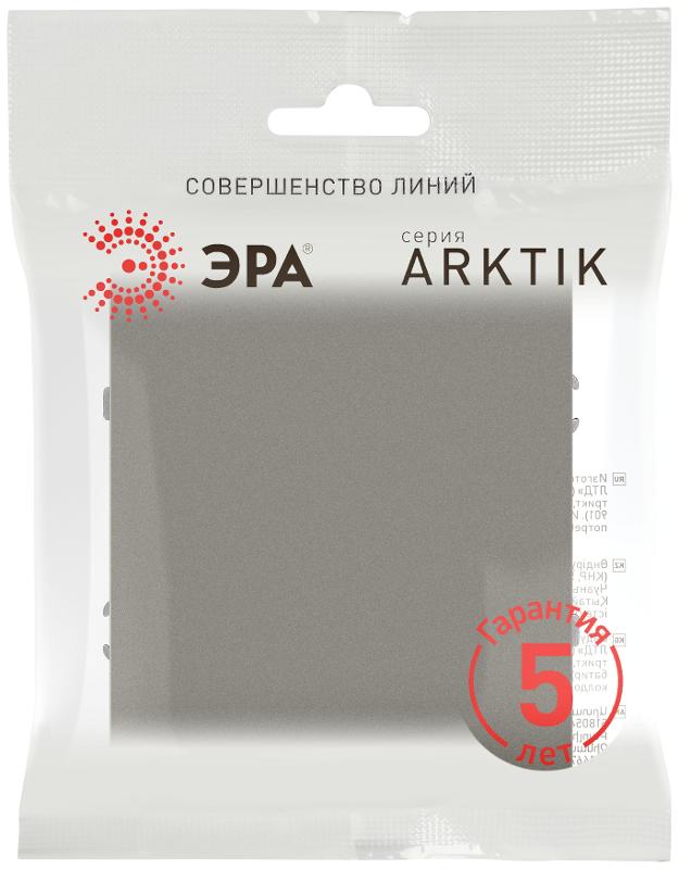 Кнопка Arktik 16-1109-07 10АХ-250В титан | Б0070400 | ЭРА — миниатюра 2