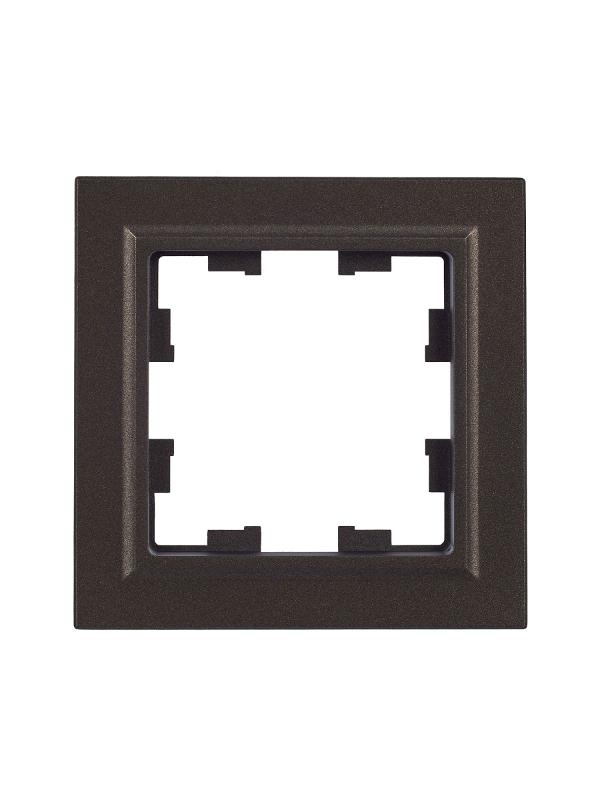 BRITE Рамка 1-ая РУ-1-БрТБ темная бронза | BR-M12-K45 | IEK — миниатюра 2
