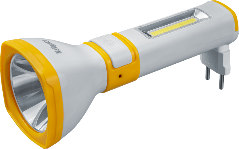 Фонарь универсальный NPT-CP26-ACCU пласт.1LED,2Вт+1COB,2Вт lead-acid 0,7Ач | 93861 | Navigator — фото 1 | Sento