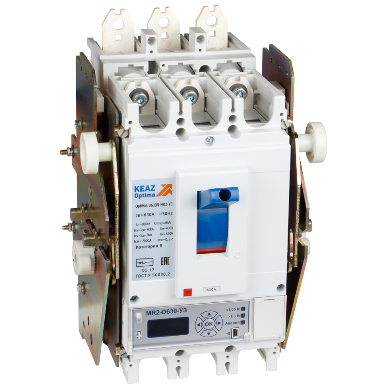 Комплект для выдвижного исполнения OptiMat D400...630-УХЛ3 | 234093 | КЭАЗ — КЭАЗ (Курский электроаппаратный завод)