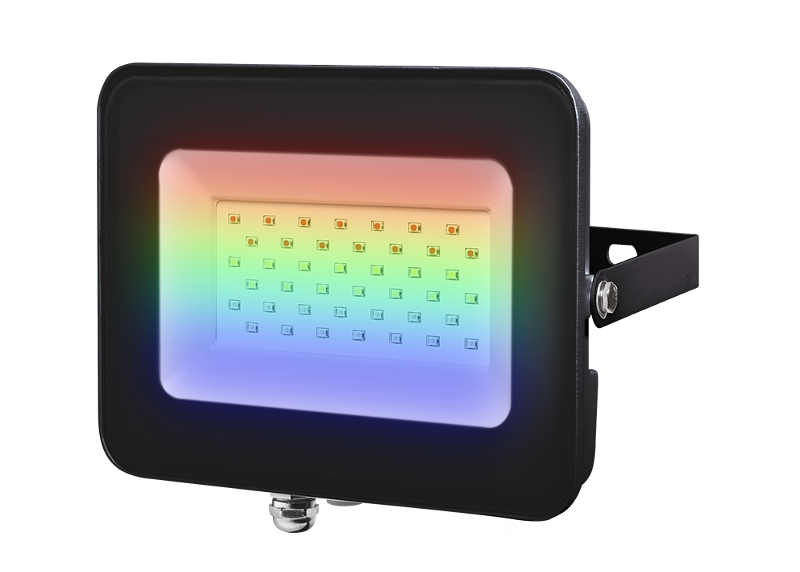 Прожектор светодиодный PFL- 30W RGB BL IP65 Прожектор ЧЕРНЫЙ | .5016408 | Jazzway — миниатюра 2