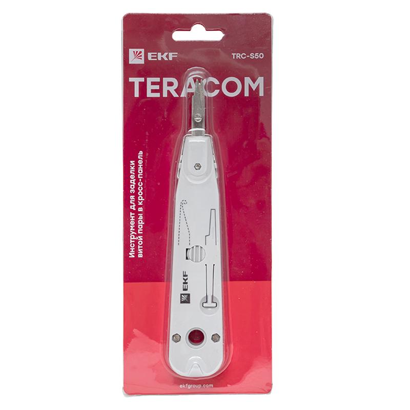 Инструмент для заделки витой пары в кросс-панель TERACOM TRC-S50 | TRC-S50 | EKF — миниатюра 10