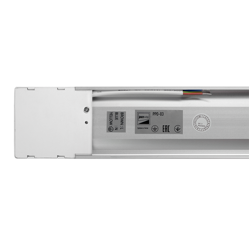 Светильник светодиодный линейный PPO-03 1200 40W 6500K AL IP40 180-240V | .5028852A | Jazzway — миниатюра 3