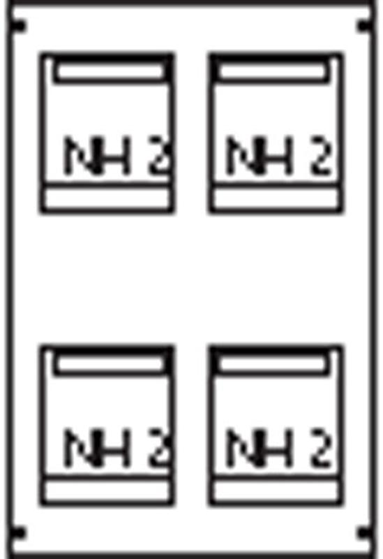 Пластрон для 4 NH2 2ряда/5 реек | AG66 | ABB — ABB