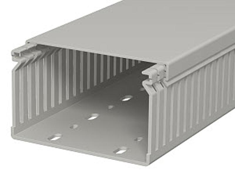 Распределительный кабельный канал LK4 60x100x2000 мм (ПВХ,серый) (LK4 60100) | 6178037 | OBO Bettermann — миниатюра 2