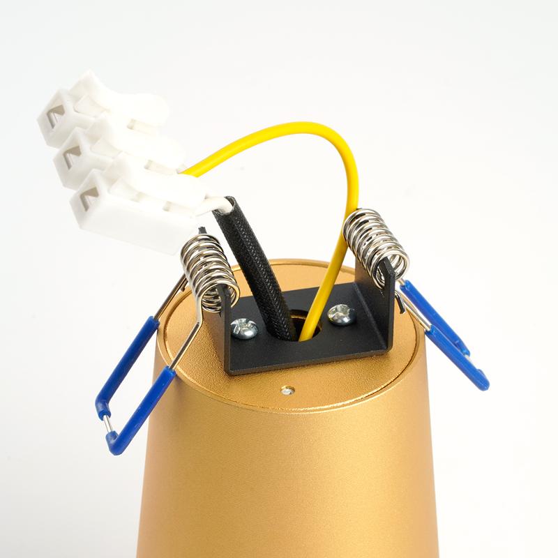 Светильник потолочный MR16 35W 230V, золото, ML185 | 48417 | FERON — миниатюра 3