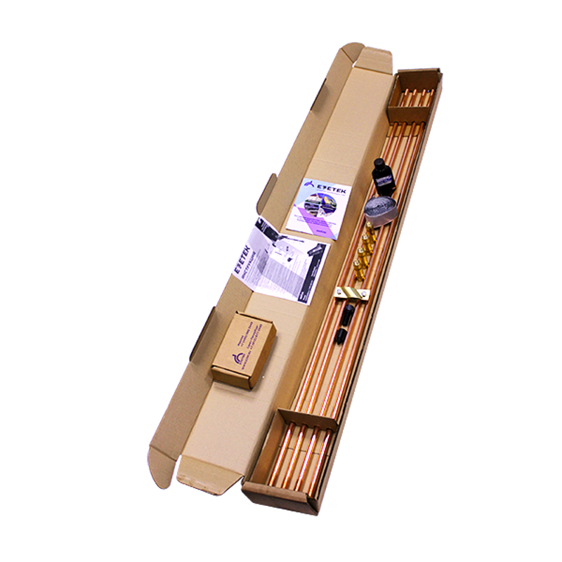 Комплект заземления EZ – 6 (6 метров, 14 мм, 4 х 1500 мм) без насадки SDS-max|90011|Ezetek — Ezetek