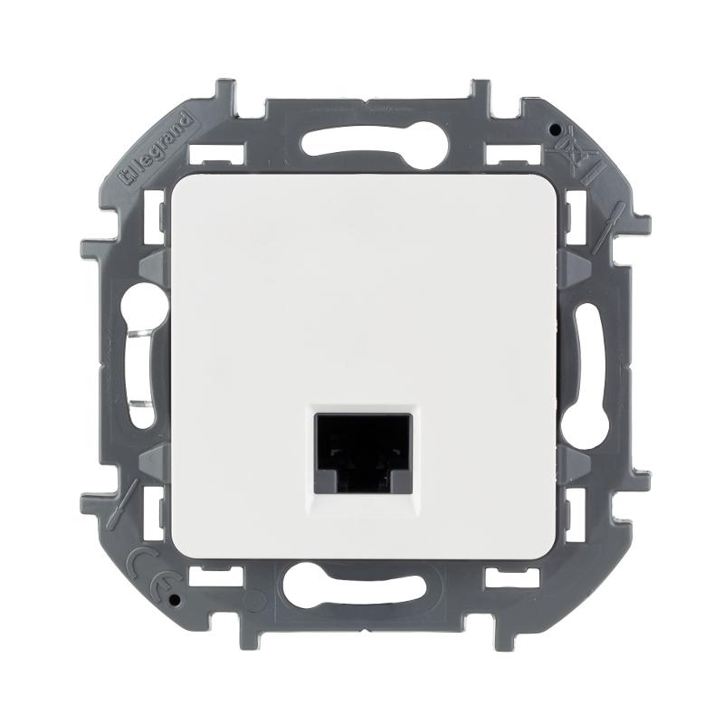 Inspiria Белый Розетка компьютерная RJ45 С/У категория 5e UTP — миниатюра 2