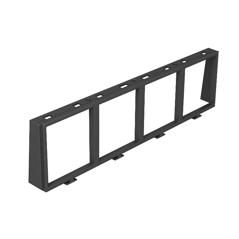 Монтажная рамка Modul45 для системы 55 ( MT45V 4,полиамид,черный) (MT45V 4) | 7408670 | OBO Bettermann — OBO Bettermann