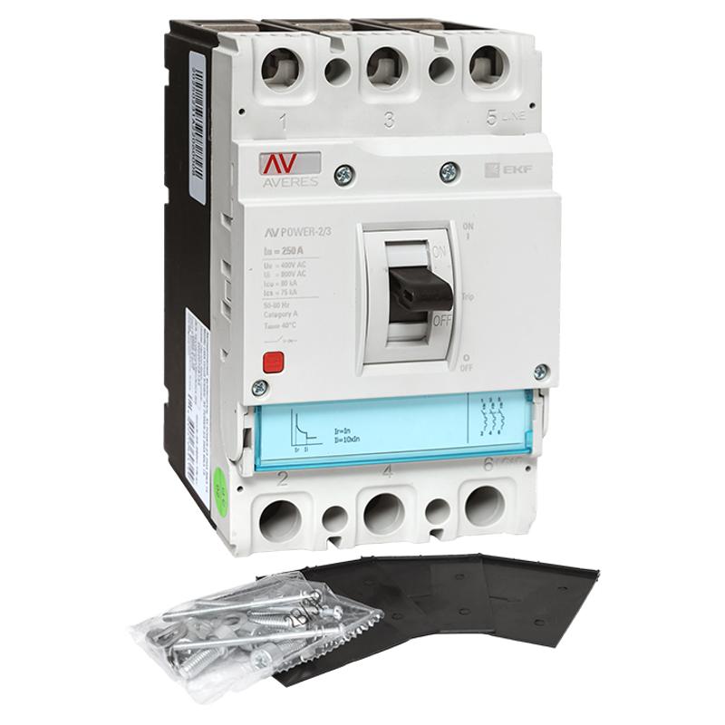 Выключатель автоматический AV POWER-2/3 250А 50kA ETU2.0 | mccb-23-250-2.0-av | EKF — миниатюра 8