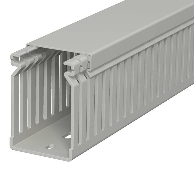 Распределительный кабельный канал LK4 60x40x2000 мм (ПВХ,серый) (LK4 60040) | 6178031 | OBO Bettermann — OBO Bettermann