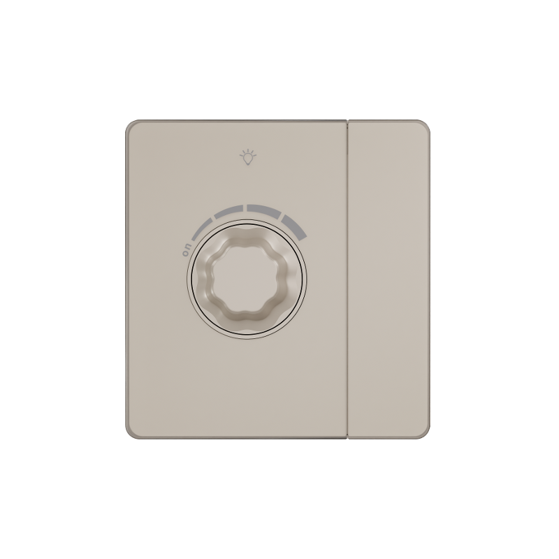Systeme Infinity, Светорегулятор TRIAC c выключателем С/У 300Вт (250В), Песчаный берег — миниатюра 2