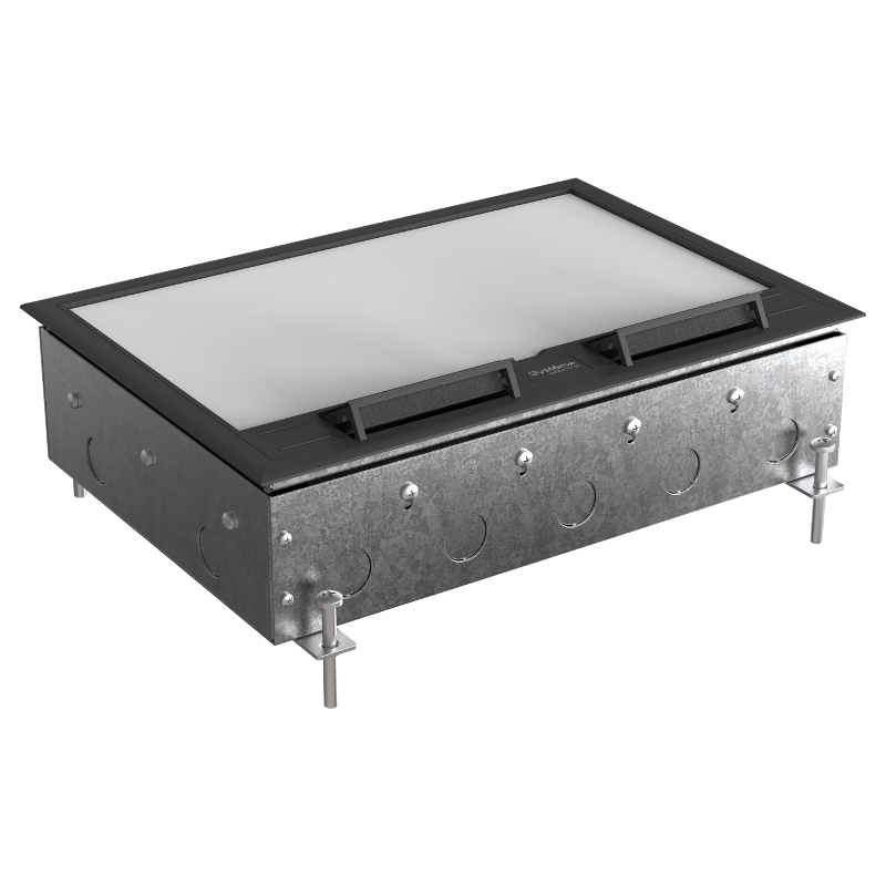 MultiDesk Люк на 16 модулей IP40 для бетонных полов с монтажной коробкой, тип MDK10 | MDK10216 | SE — миниатюра 7