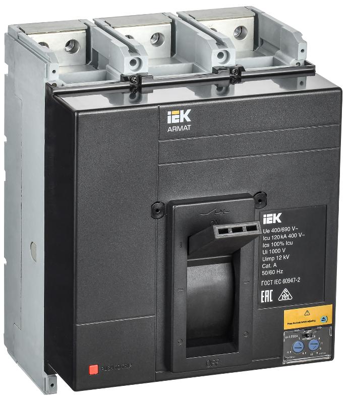 ARMAT Авт. выкл. лит. корпус 3P N 120кА 1250А ТМ рег. | AR-MCCB-3N-120-1250A-ATUC | IEK — IEK (ИЭК)