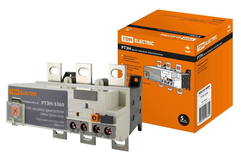 Реле РТЭН-5369 токовое электронное 90-150А | SQ0733-0004 | TDM — TDM ELECTRIC