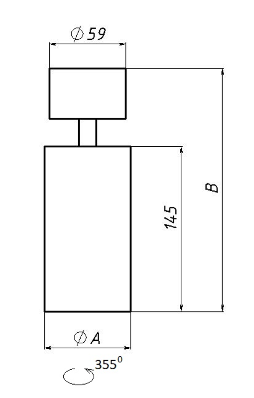 Светильник светодиодный ASTER ROTARY/S 10W D30 940 WH | 1957000150 | Световые Технологии — миниатюра 2