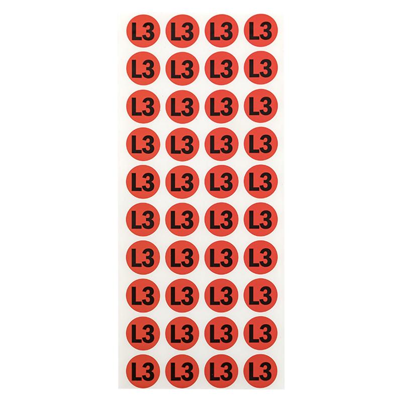 Наклейка "L3" d=20мм PROxima | an-2-15-2 | EKF — миниатюра 2